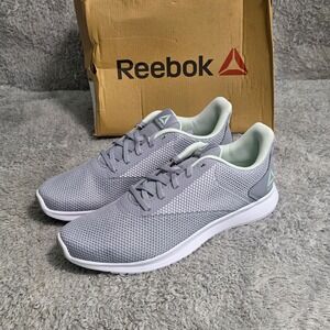 Reebok Instalite Lux‎ Running Shoes Sneakers Grey Lightweight Mesh Womens 11 New